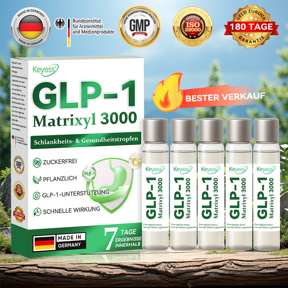 【Letzter Tag der Aktion – 80 % RABATT】 𝗞𝗲𝘆𝗲𝘀𝘀® 𝗚𝗟𝗣-𝟭 & 𝗠𝗮𝘁𝗿𝗶𝘅𝘆𝗹 𝟯𝟬𝟬𝟬 𝗦𝗰𝗵𝗹𝗮𝗻𝗸𝗵𝗲𝗶𝘁𝘀- & 𝗚𝗲𝘀𝘂𝗻𝗱𝗵𝗲𝗶𝘁𝘀-𝗧𝗿𝗼𝗽𝗳𝗲𝗻